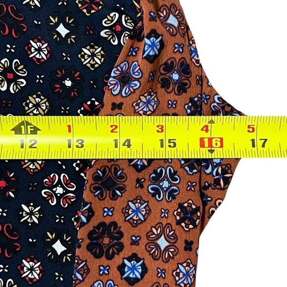 Derek Lam 10 Crosby Foulard Medallion Print Silk Dress Sz 8 Boho Career Office - Picture 11 of 15